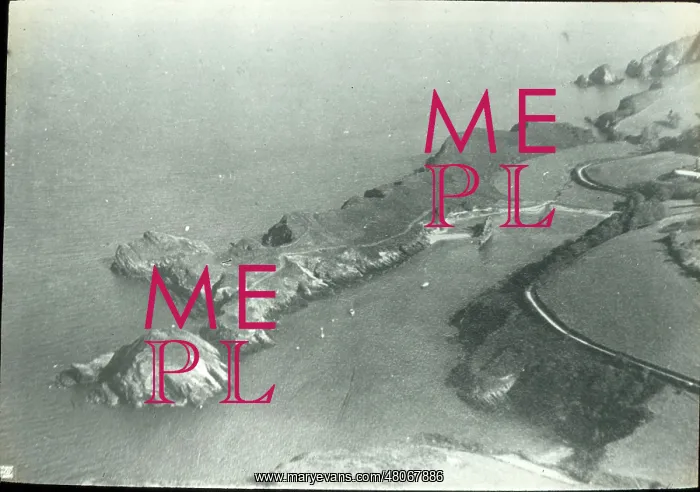 : O E Simmonds aerial view of Ilfracombe Devon : O E Simmonds aerial view of Ilfracombe Devon