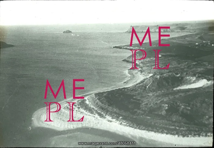 : O E Simmonds aerial view of Padstow Cornwall : O E Simmonds aerial view of Padstow Cornwall