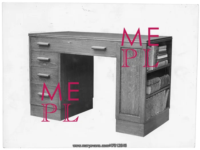 : An Oak writing desk : An Oak writing desk