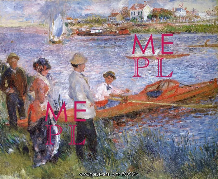  : Oarsmen at Chatou, by Renoir