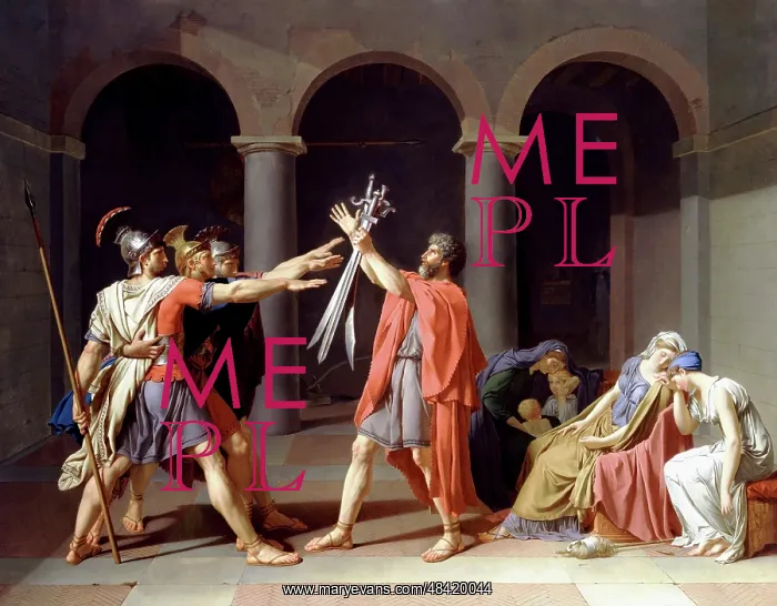 : The Oath of the Horatii, by Jacques-Louis David : The Oath of the Horatii, by Jacques-Louis David