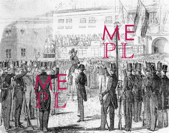: Oath-taking, 1848 : Oath-taking, 1848