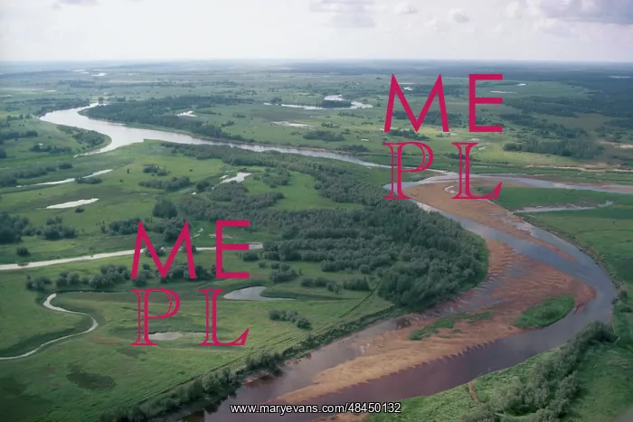 : Ob River valley in Tyumen Region, 1995 : Ob River valley in Tyumen Region, 1995