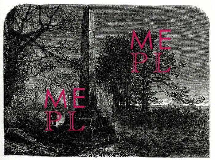 : Obelisk at Chipping Barnet commemorating Battle, 1471 : Obelisk at Chipping Barnet commemorating Battle, 1471