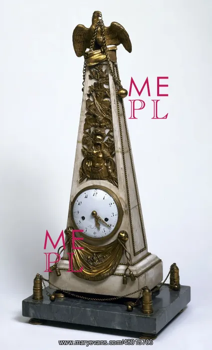 : Obelisk-shaped Yorktown clock : Obelisk-shaped Yorktown clock