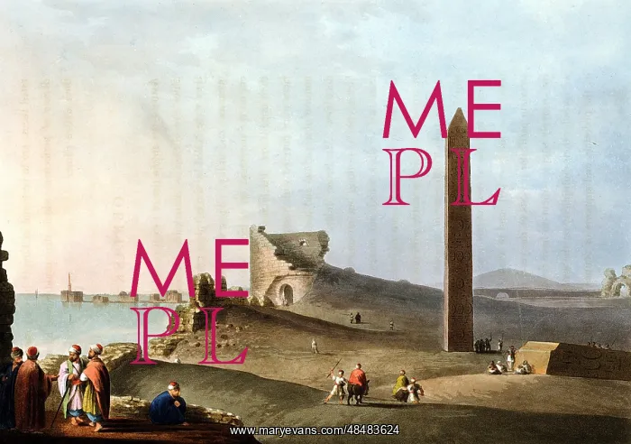 : Obelisks at Alexandria called Cleopatra's Needles : Obelisks at Alexandria called Cleopatra's Needles
