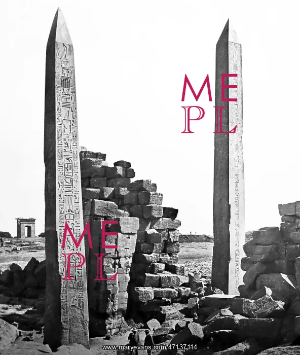  : Obelisks at Luxor, Egypt, Victorian period