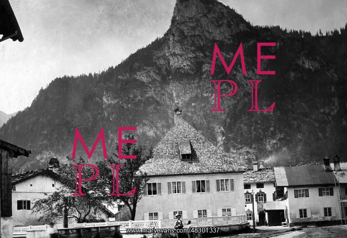 : Oberammergau, around 1900 : Oberammergau, around 1900