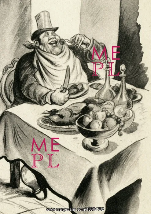 : Obese man eating : Obese man eating