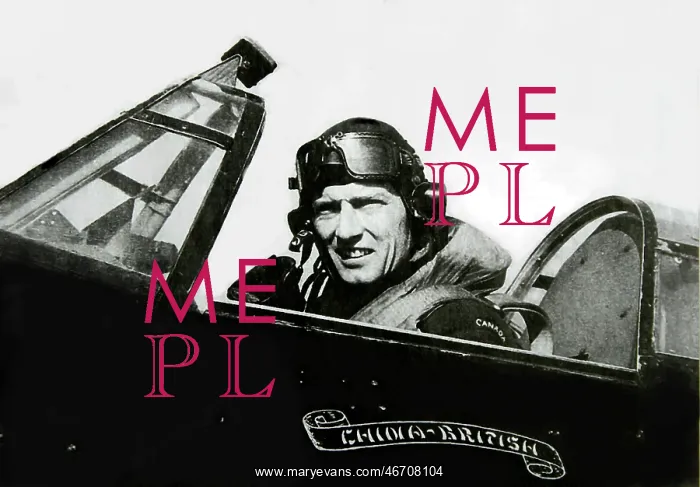 : O'Brian, Peter, RAF pilot, later Grp Capt in Hurricane : O'Brian, Peter, RAF pilot, later Grp Capt in Hurricane