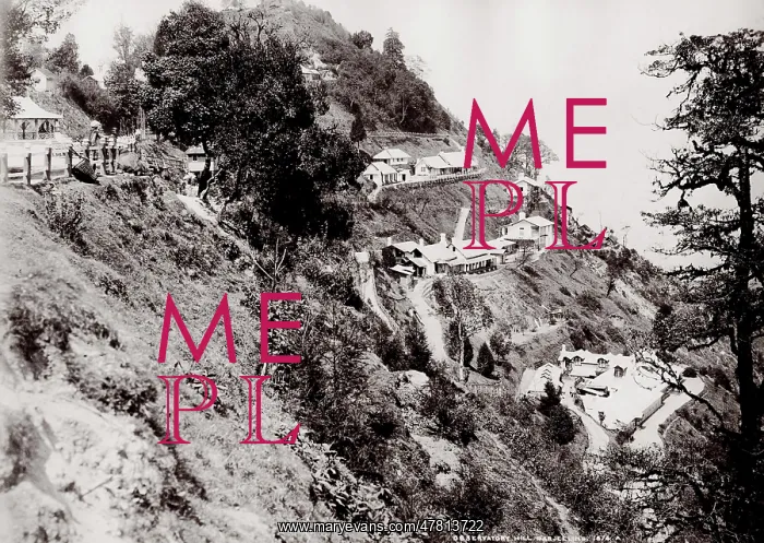  : Observatory Hill Darjeeling, India, Samuel Bourne