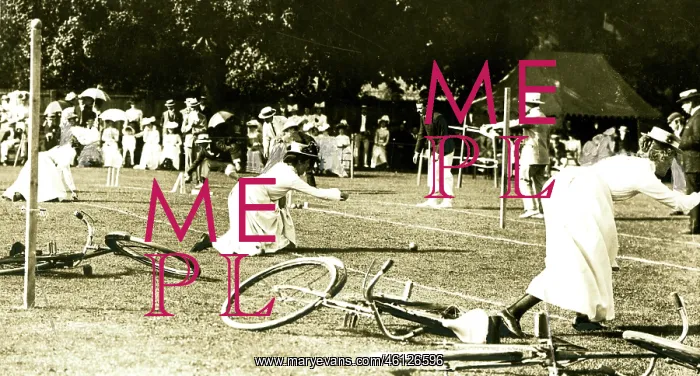  : Obstacle race on bicycles, Marlow Gymkhana