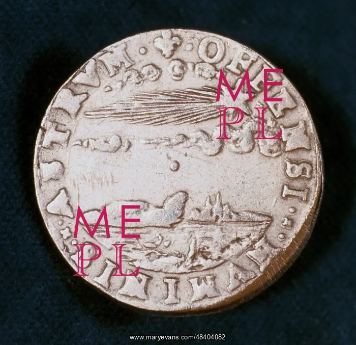 : Obverse of medal commemorating the bright comet : Obverse of medal commemorating the bright comet