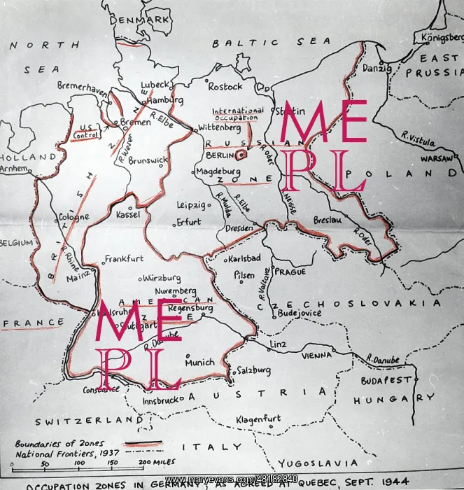 : The occupation plan of the Allied after the Quebec Conferenc : The occupation plan of the Allied after the Quebec Conferenc