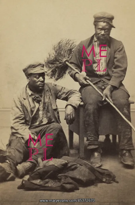 : Occupational portrait of two African American : Occupational portrait of two African American