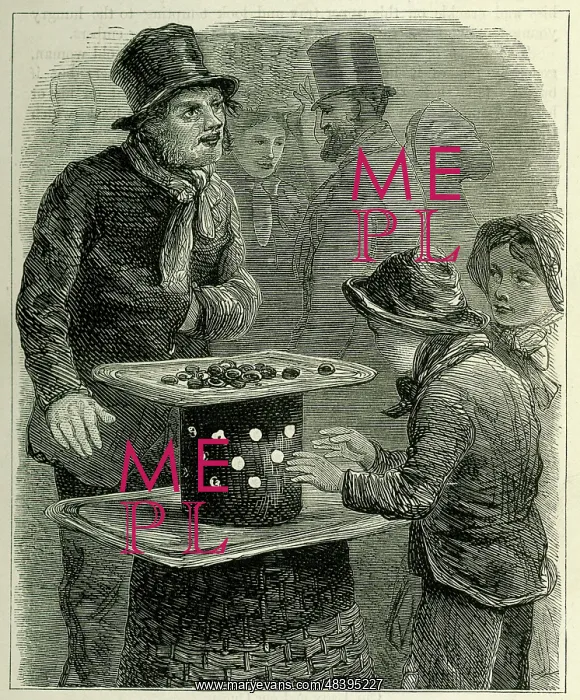  : Occupations 1882 - Hot Chestnut Seller