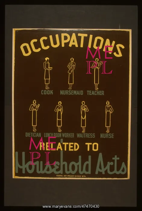 : Occupations related to household arts : Occupations related to household arts