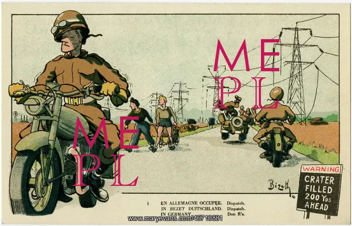 : Occupied Germany - American Dispatch Riders : Occupied Germany - American Dispatch Riders