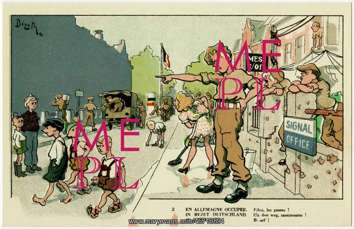 : Occupied Germany - German children sent packing : Occupied Germany - German children sent packing