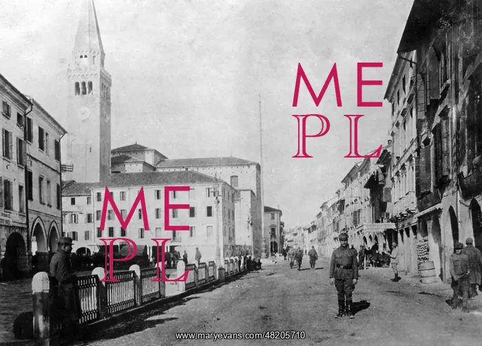 : The occupied town of Portogruaro, 1918 : The occupied town of Portogruaro, 1918