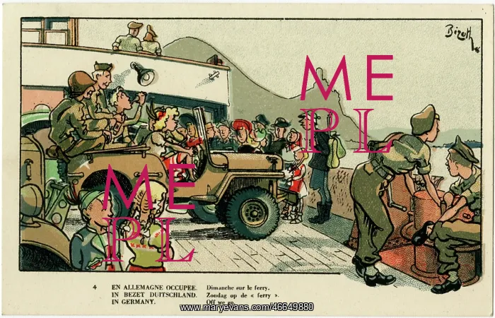 : Occupying American troops in Germany after the end of WW2 : Occupying American troops in Germany after the end of WW2