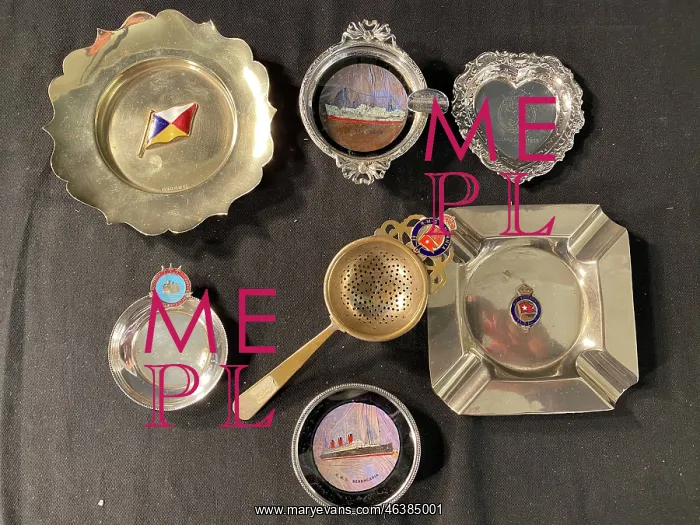 : Ocean Liners - assorted metal items : Ocean Liners - assorted metal items