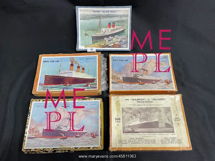 : Ocean liners - Cunard and White Star jigsaws : Ocean liners - Cunard and White Star jigsaws