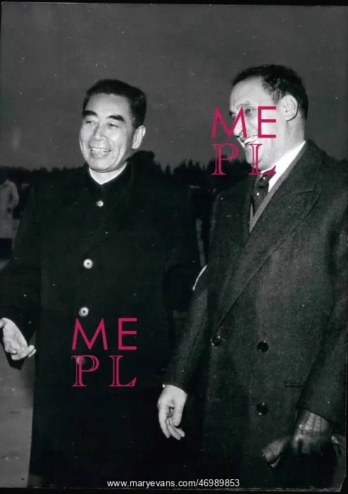 : China. Oct. 10, 1960 - Ferhat Abbas in Peking.For talks with the Red Chinese government : China. Oct. 10, 1960 - Ferhat Abbas in Peking.For talks with the Red Chinese government