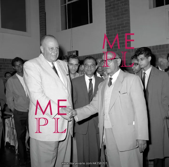 : October 14 1962 - History-making handshake where the : October 14 1962 - History-making handshake where the