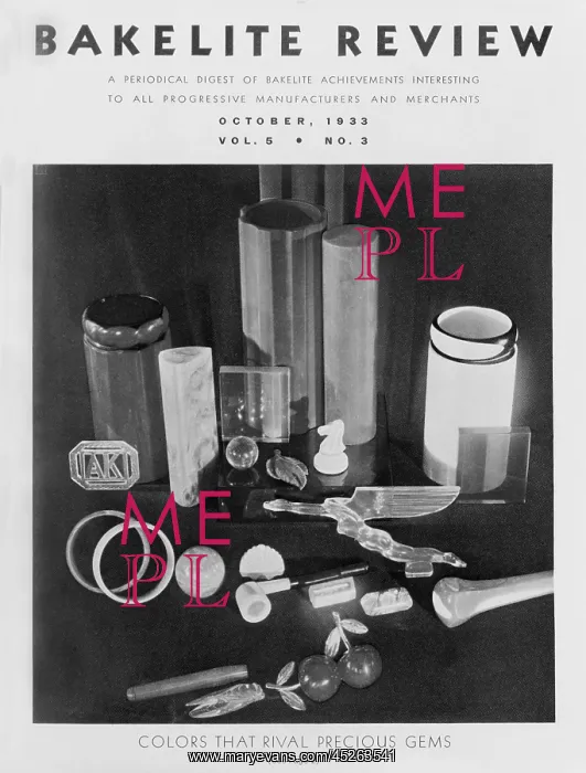 : October 1933 issue of Bakelite Review, about : October 1933 issue of Bakelite Review, about
