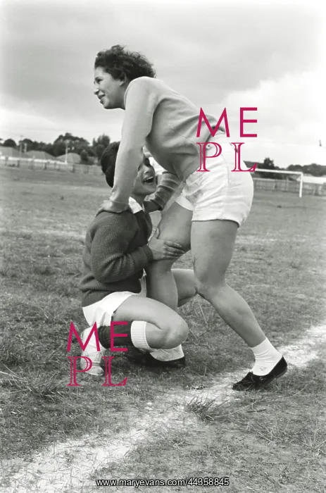 : October 1962 - Patsy the goalie pulled a muscle but : October 1962 - Patsy the goalie pulled a muscle but