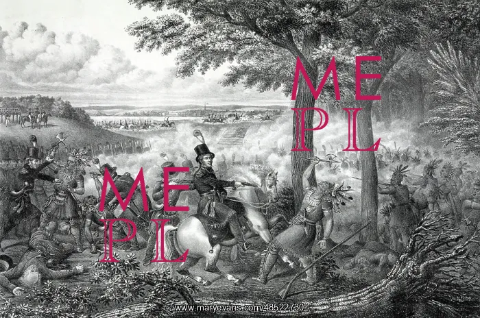 : October 5, 1813 - Battle of the Thames. American : October 5, 1813 - Battle of the Thames. American