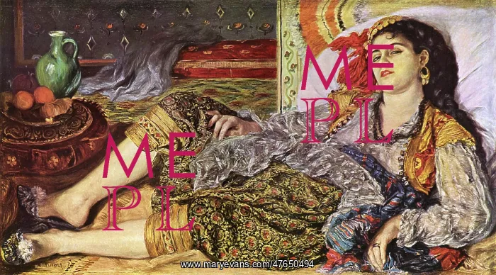 : Odalisque, by Renoir : Odalisque, by Renoir