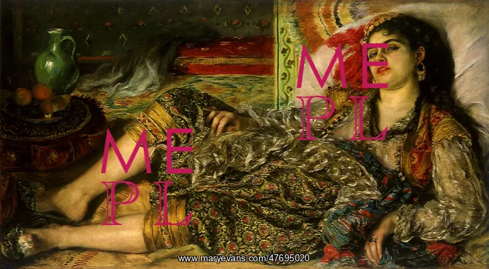 : Odalisque, by Renoir : Odalisque, by Renoir