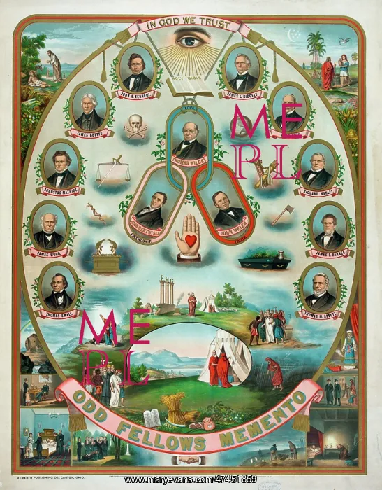  : Odd fellows memento
