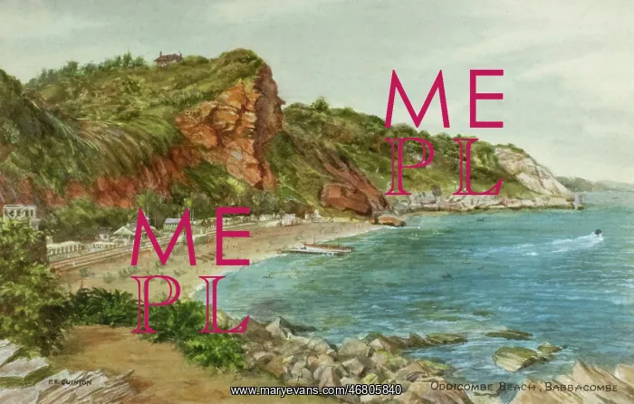 : Oddicombe Beach, Babbacombe, near Torquay, Devon : Oddicombe Beach, Babbacombe, near Torquay, Devon