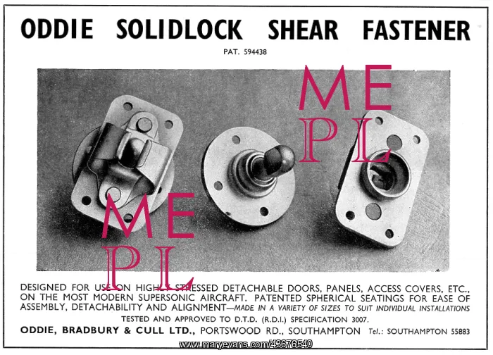 : Oddie Solidlock Self-Locking Fasteners : Oddie Solidlock Self-Locking Fasteners