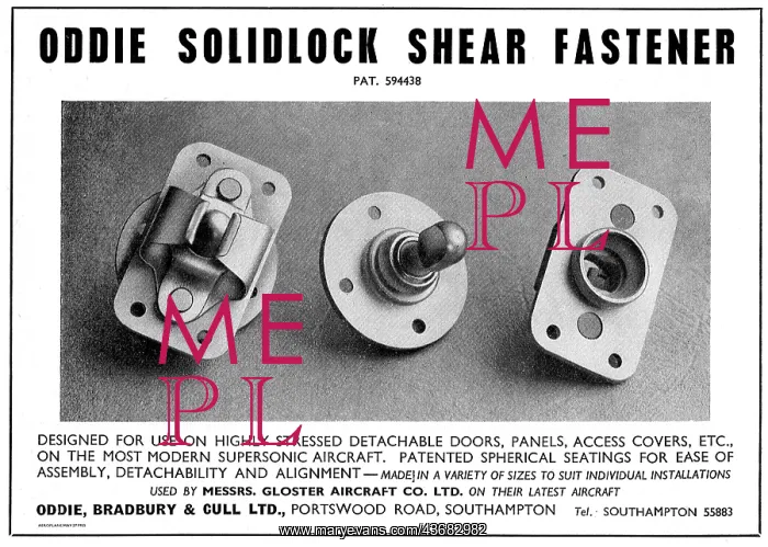 : Oddie Solidlock Shear Fasteners For Aircraft : Oddie Solidlock Shear Fasteners For Aircraft