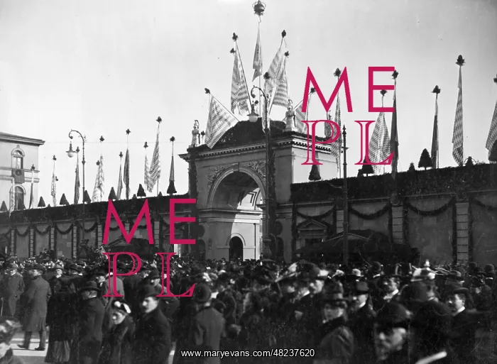 : Odeonsplatz in Munich, 12.03.1911 : Odeonsplatz in Munich, 12.03.1911