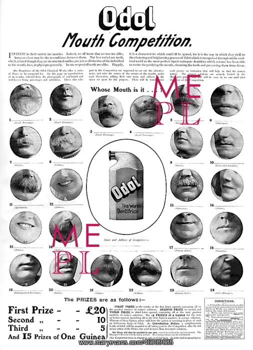 : Odol Mouth Competition : Odol Mouth Competition