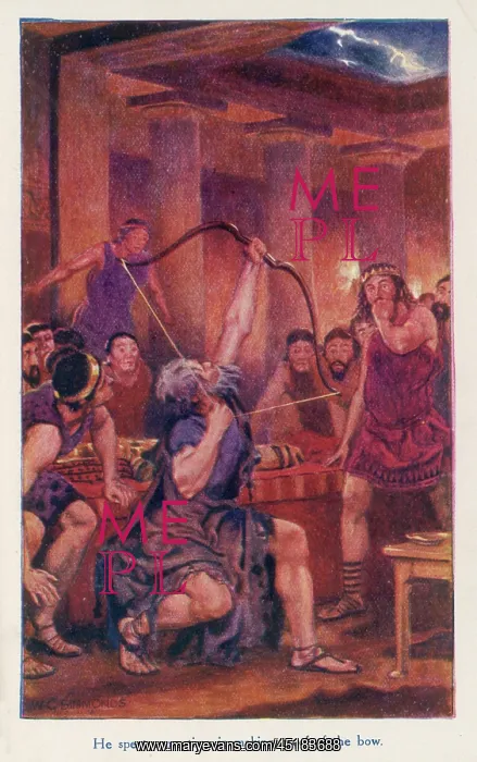: ODYSSEUS WITH BOW : ODYSSEUS WITH BOW