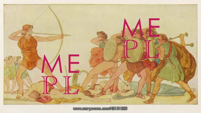 : ODYSSEUS SLAYS SUITORS : ODYSSEUS SLAYS SUITORS