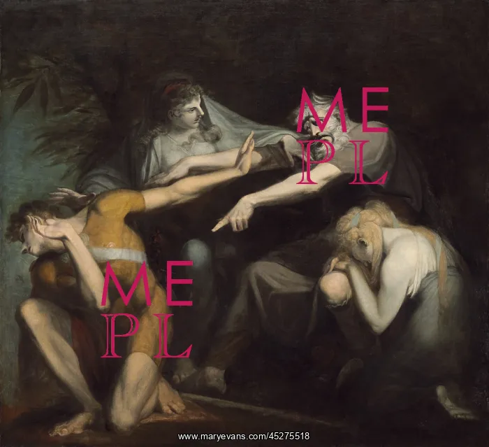 : Oedipus Cursing His Son : Oedipus Cursing His Son