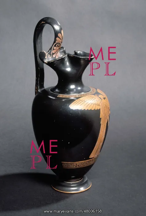 : Oenochoe with a trilobe mouthpiece : Oenochoe with a trilobe mouthpiece