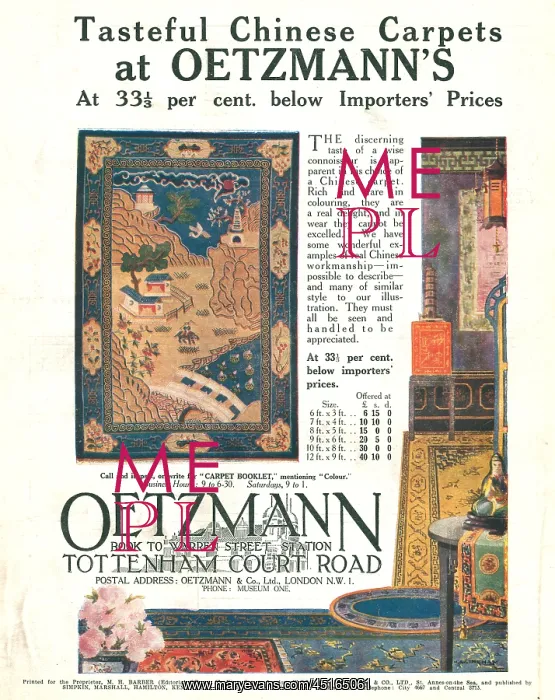 : Oetzmann Advertisement : Oetzmann Advertisement