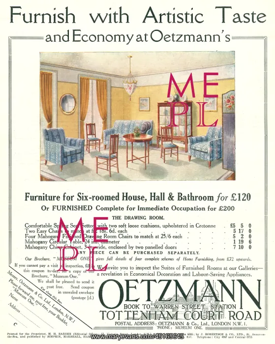 : Oetzmann Advertisement : Oetzmann Advertisement