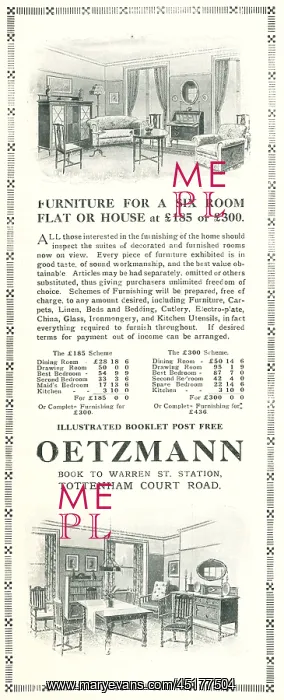 : Oetzmann Advertisement : Oetzmann Advertisement