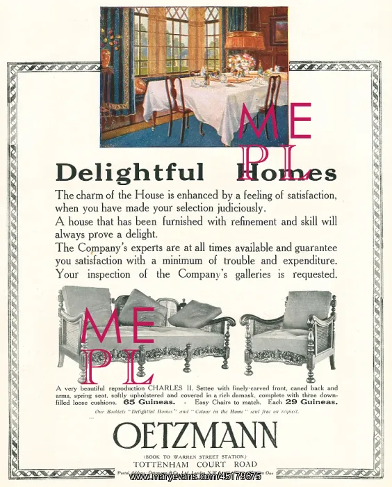 : Oetzmann Advertisement : Oetzmann Advertisement