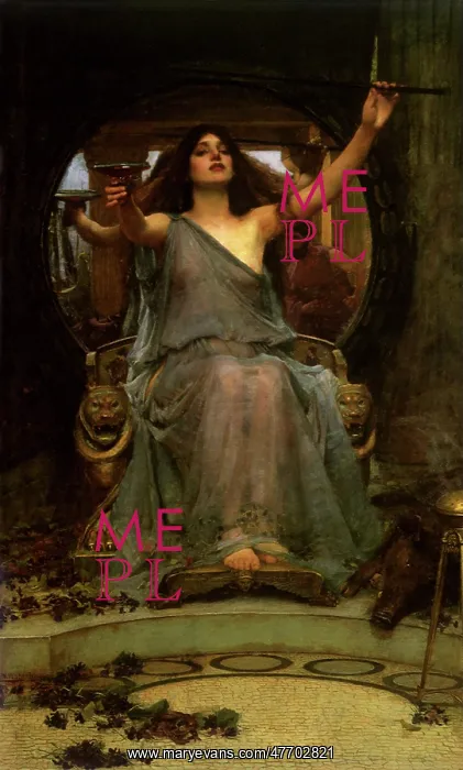 : Offering The Cup To Ulysses, by J W Waterhouse : Offering The Cup To Ulysses, by J W Waterhouse