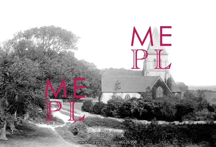  : Offham, the Church 1894